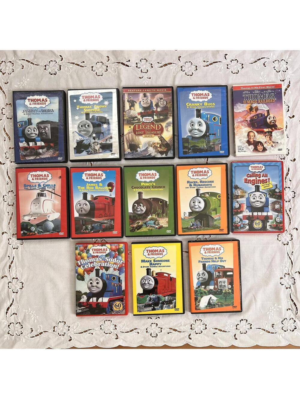 Thomas & Friends DVD Lot 13 Thomas the Tank Engine Kids Movies Collection